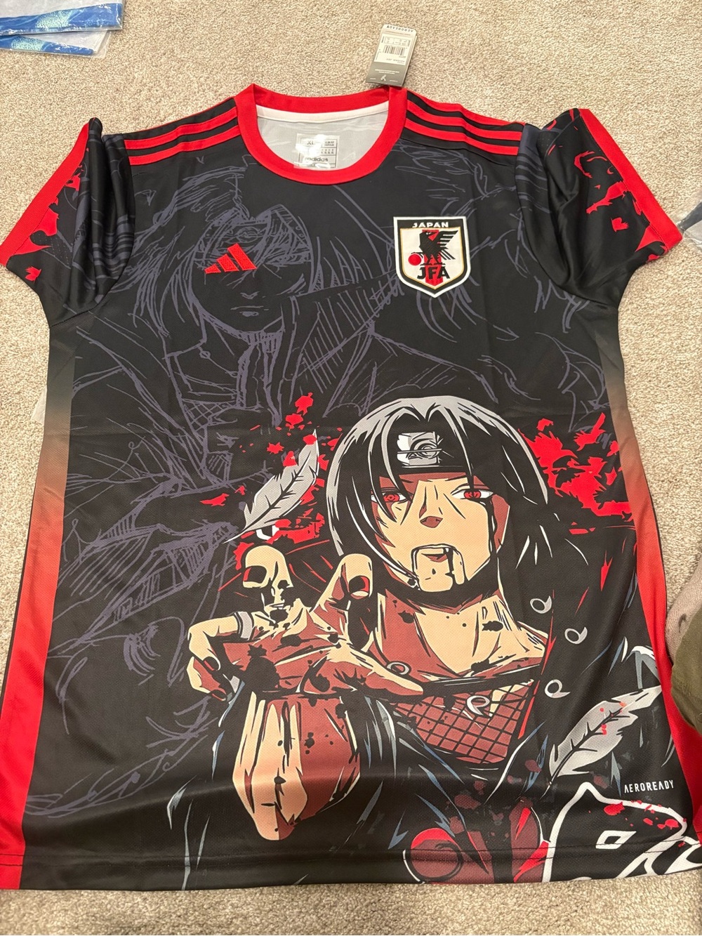 Japan concept Naruto itachi Japan jersey slim fit kit (size up)
